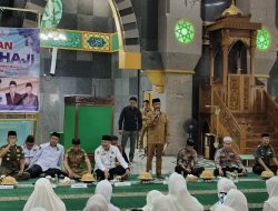 KBO Sat Binmas Polres Bone Hadiri Kegiatan Bimbingan Manasik Haji di Masjid Al-Markaz Al-Ma’arif