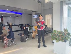 Jaga Keamanan Kantor Bank BRI, Personel Samapta Polres Bone Tingkatkan Pengamanan dan Penjagaan