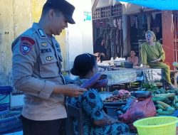 Bripka Retno Tahir Laksanakan DDS dan Pantau Kamtibmas di Pasar Kading