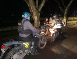 Cegah Kejahatan, Tim Patroli Priesisi Samapta Polres Bone Tingkatkan Patroli Malam di Kota Watampone