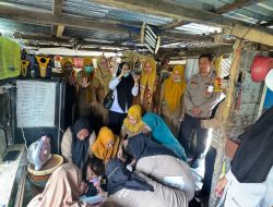 Polsek Awangpone Gerakan Bersama Eliminasi Kasus Miskin Ekstrim, Gizi Buruk dan Stunting di Desa Kajuara