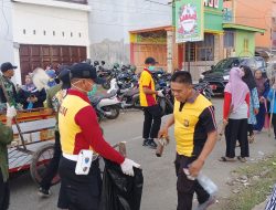 Polsek Awangpone Ikut Serta dalam Aksi 3000 Kantong Sampah di Pesisir Bajoe