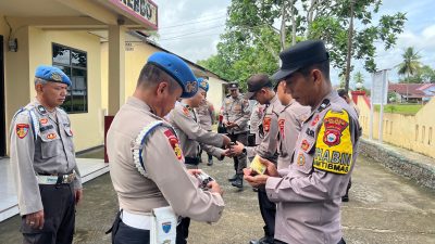 Terwujudnya Sikap Disiplin, Propam Lakukan Gaktibplin di Polsek Barebbo Polres Bone