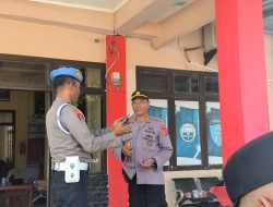 Kanit Provost Polres Bone Laksanakan Giat Gaktiblin di Polsek Dua Boccoe