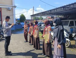 Kanit Bintibsos Polres Bone Berikan Arahan kepada Pengurus Dewan Saka Bhayangkara Cabang Bone