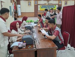 Jaga Kesehatan, Polres Bone Gelar Cek Kesehatan Berkala untuk Seluruh Personel