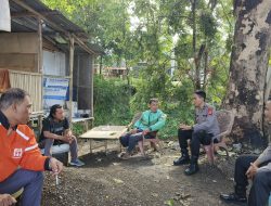 Satbinmas Polres Bone Sambangi Warga di Pos Kamling Kelurahan Macege, Ini Tujuaanya