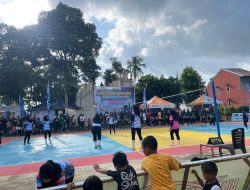 Polsek Tanete Riattang Lakukan Pengamanan Turnamen Voli Tenda Biru Cup I Tahun 2025