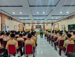 Aiptu Muhammad Anas Berikan Materi pada Technical Meeting Penerimaan Anggota Baru Saka Bhayangkara Bone