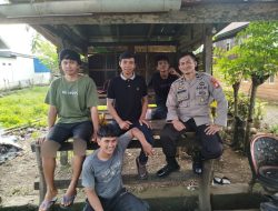 Tingkatkan Keamanan Lingkungan, Aipda Andi Rustan Sambang ke Desa Binaan