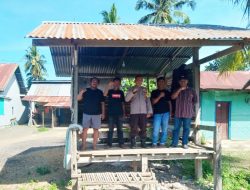 Tingkatkan Kamtibmas, Bhabinkamtibmas Polsek Libureng Bina Siskamling di Desa Wanuawaru