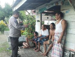 Bhabinkamtibmas Polsek Cenrana Laksanakan Pembinaan Satkamling Di Desa Binaannya