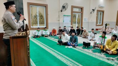 IDMI Bone dan Da’i Mitra Polri Gelar Kegiatan Bersyiar di Masjid Raodatul Jannah