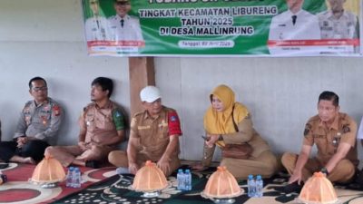 Kapolsek Libureng Hadiri Kegiatan Tudang Sipulung di Desa Mallinrung, Ini yang Dibahas