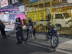 Jaga Kamtibmas Kota Watampone, Tim Patroli Presisi Samapta Polres Bone Tingkatkan Patroli Malam