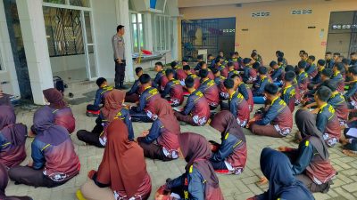Kasat Binmas Polres Bone Berikan Materi Krida Kamtibmas kepada Peserta Diksar Saka Bhayangkara Angkatan X
