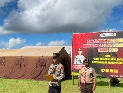 Upacara Penutupan Diksar Saka Bhayangkara Angkatan X Polres Cabang Bone Tahun 2025 Berlangsung Khidmat