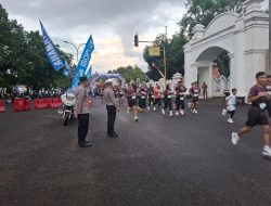 Polsek Tanete Riattang Kawal Ketat Event Kopma Run 2025 di Watampone
