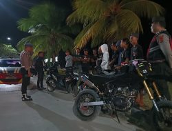 Patroli Presisi Malam Hari, Polsek Pelabuhan Cegah Premanisme dan Balap Liar