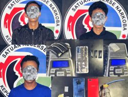Satresnarkoba Polres Bone Kembali Ungkap Kasus Narkoba, Tiga Pemuda Diamankan Bersama Barang Bukti