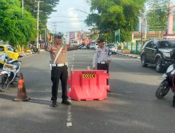 Satlantas Polres Bone Lakukan Pengamanan Jalur Car Free Day