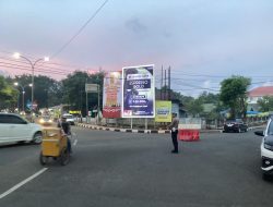 Personel Satlantas Polres Bone Laksanakan Commander Wish Sore