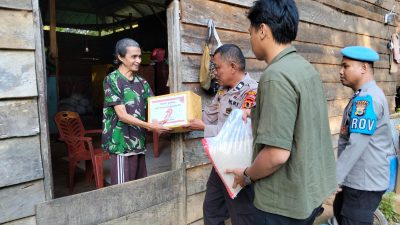 Sambut Hari Bhayangkara Ke-79, Polsek Bontocani Gelar Bakti Sosial