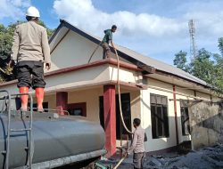 Tiga Personel Polsek Wulanggitang Jadi Relawan Kemanusiaan Dampak Erupsi Gunung Lewotobi