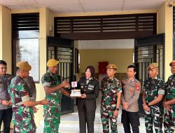 Polsek Lamuru Dapat Kejutan di Hari Bhayangkara dari Koramil Lamuru dan Yon Armed 21/Kawali