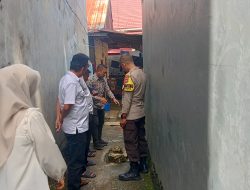 Tindaklanjuti Aduan UPTD V Bone, Bhabinkamtibmas Turun Tangan Selesaikan Masalah Lingkungan