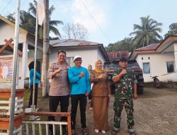 Kapolsek Bontocani Bersama Camat dan Danramil Bontocani Sambang ke Desa Mattirowalie, Sampaikan Pesan Kamtibmas
