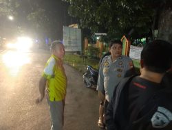 Patroli Malam Polsek Tanete Riattang Antisipasi Gangguan Kamtibmas di Titik Rawan