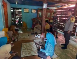Polsek Awangpone Gerakan Bersama Eliminasi Kasus Miskin Ekstrim, Gizi Buruk dan Stunting di Desa Matuju