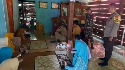 Polsek Awangpone Gerakan Bersama Eliminasi Kasus Miskin Ekstrim, Gizi Buruk dan Stunting di Desa Matuju