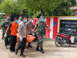 Personel Piket Polsek Cenrana Datangi TKP Penemuan Mayat di Sungai Walannae