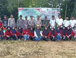 Polsek Patimpeng Tanam Jagung Serentak Kuartal III, Dukung Swasembada Pangan