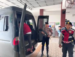 Laksanan Tugas Kawal Tahanan di Pengadilan Negeri Warampone, Personel Samapta Tingkatan Pengamanan di Ruang Sidang