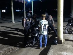 Rutin Laksanakan Patroli KRYD, Personel Sat Samapta Pastikan Kabupaten Bone Aman dan Kondusif