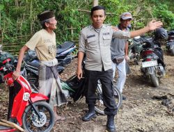 Jaga Situasi Kamtibmas, Personel Piket Polsek Cenrana Rutin Lakukan Patroli di Wilayah Hukumnya