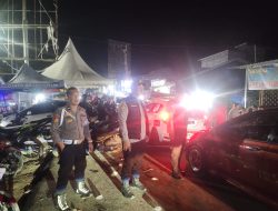 Gabungan Polres Bone dan Polsek Laksanakan Pengamanan di Area Paddock Bhayangkara Drag Night 2025