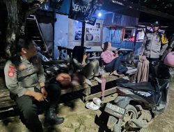 Pelihara Kamtibmas di Malam Hari, Polsek Cenrana Rutin Melaksanakan Patroli