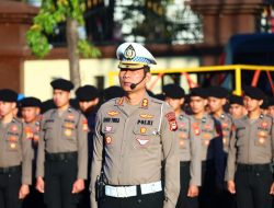 Kapolda Sulsel Pimpin Apel Pagi, Berikan Arahan Kepada Personel