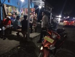 Polsek Awangpone Patroli Malam untuk Ciptakan Kamtibmas yang Kondusif