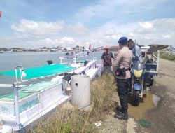 Pantauan Aktivitas Nelayan di PPI Lonrae, Satpolairud Polres Bone Lakukan Ini