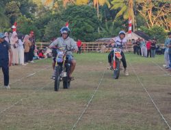 Unik dan Edukatif,  Kapolsek Bontocani Gelar Lomba Sepeda Motor Lambat
