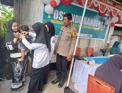 Bhabinkamtibmas Jadi Garda Terdepan Dukung Tumbuh Kembang Anak Lewat Posyandu