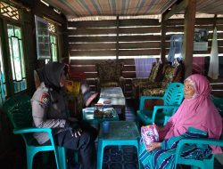 Wujudkan Keamanan Desa Binaan, Bhabinkamtibmas Ini Perkuat Sambang Desa