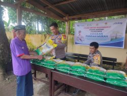 Gerakan Pangan Murah, Polsek Barebbo Siap Salurkan 2 Ton Beras Bulog