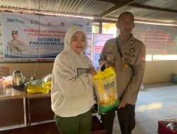 Stabilisasi Harga Beras, Polsek Libureng Bersama Bulog Gelar Gerakan Pangan Murah