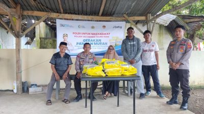 Polsek Salomekko Gelar Pangan Murah untuk Ringankan Beban Masyarakat